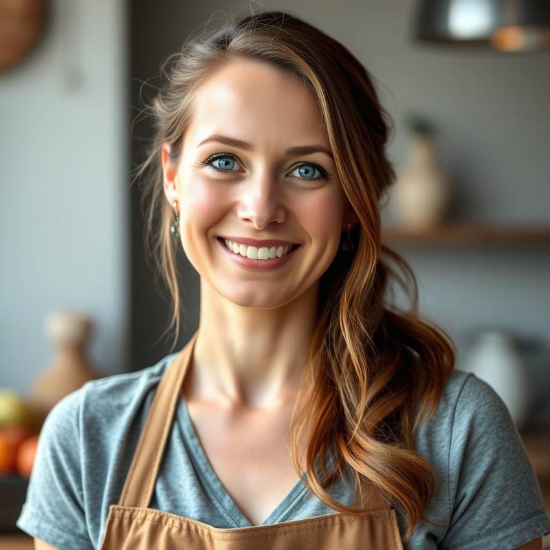 Portrait of Olivia Wilson, a Food Photography Instructor, showcasing her creativity and passion for culinary photography.